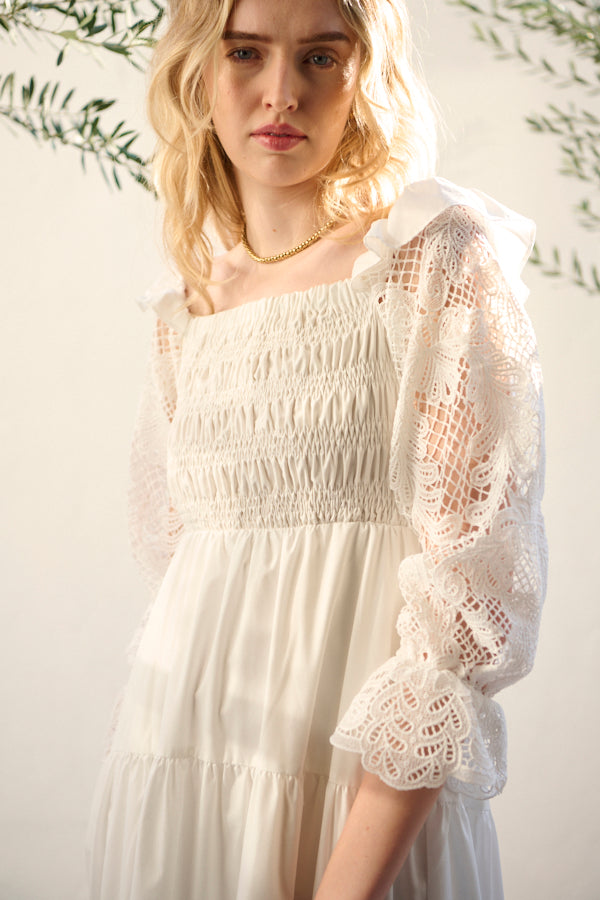 Before Sunset Dress <br> -O,WHT-