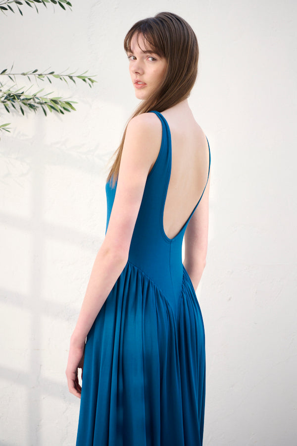 Vera Open Back Dress <br>  -S.BLU-