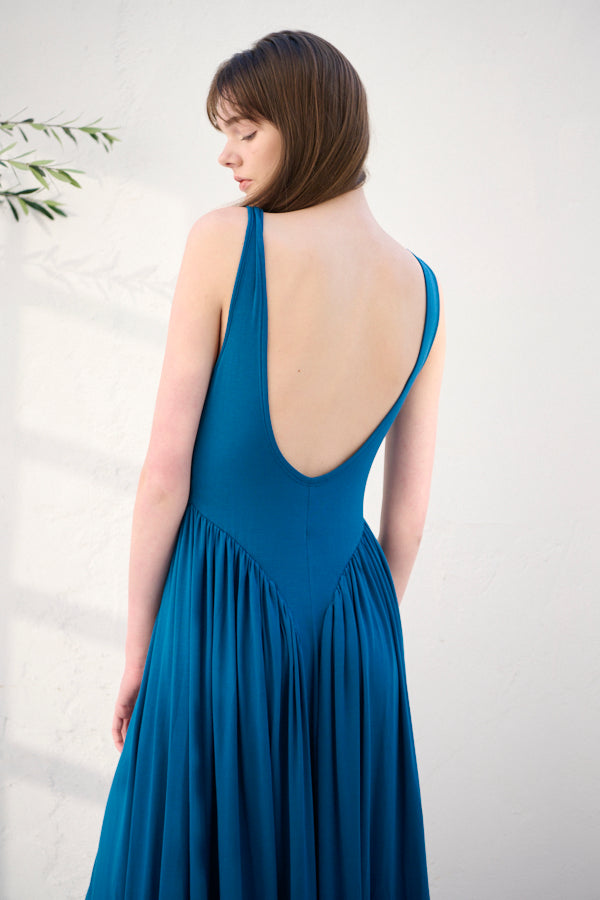 Vera Open Back Dress <br>  -S.BLU-