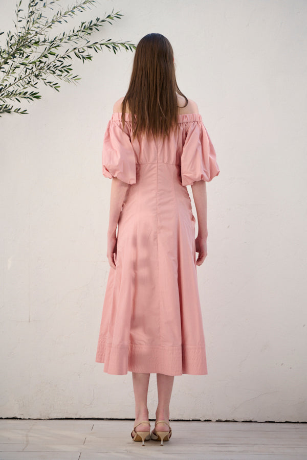 Josie Long Dress <br> -Coral PNK-