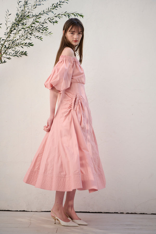 Josie Long Dress <br> -Coral PNK-