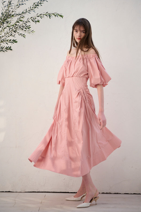 Josie Long Dress <br> -Coral PNK-