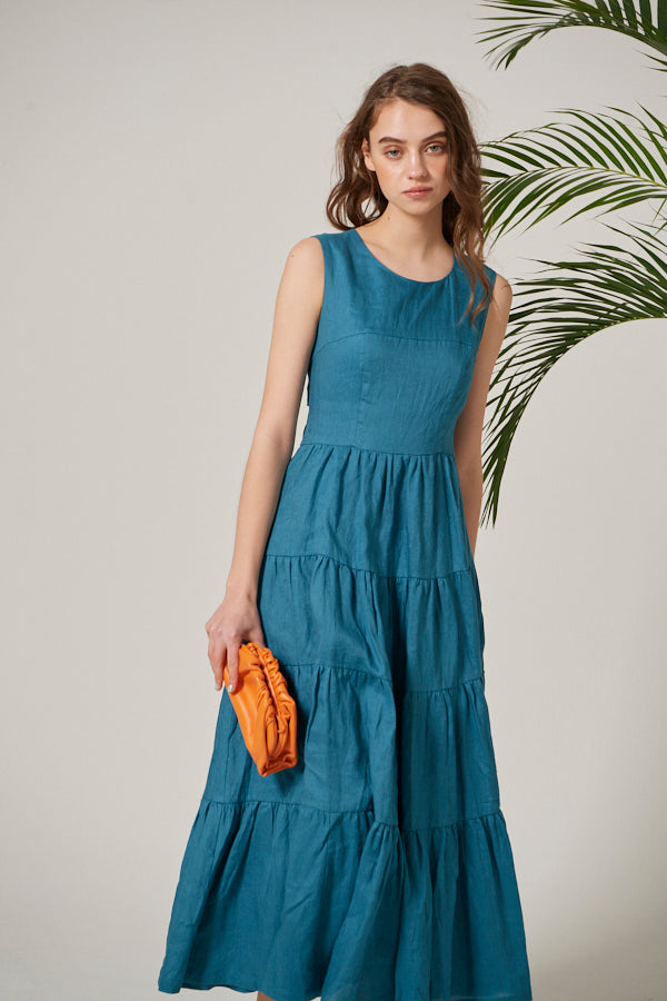 Lulani Dress<br> -BLU-